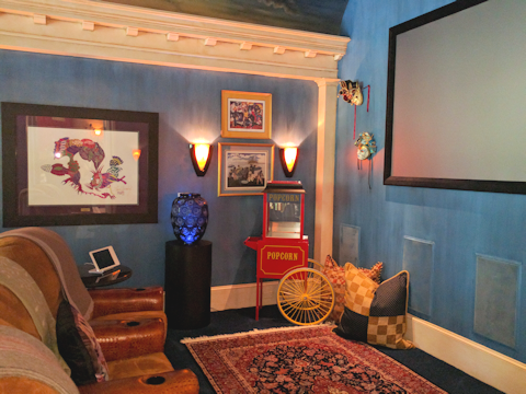 Home theaters are a popular entertainment choice in today's home.